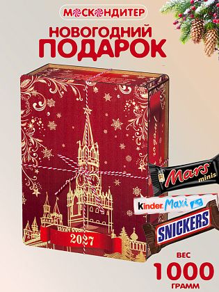 Новогодний подарок Сладкий подарок на Новый год «Кремлевские узоры»