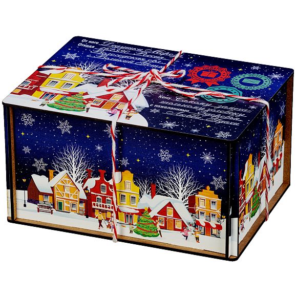 Сладкий новогодний подарок Синяя ночь (Взрослым)