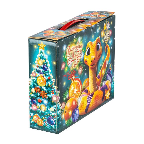 Сладкий новогодний подарок Чемоданчик Апельсинка